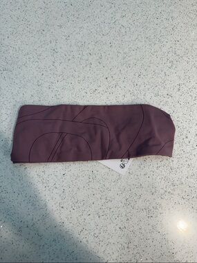 lululemon dusty mauve workout headband